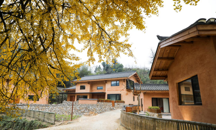 3.援建的萬(wàn)安縣百美村宿